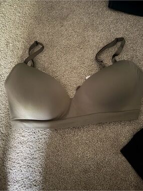 Auden Seamless Olive Green T-Shirt Bra